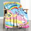 Little Pony (11) Personalized Text Blanket Multi-purpose Customizable Blanket Durable Comfort Perfect for Office Office Chair Livingroom Picnics