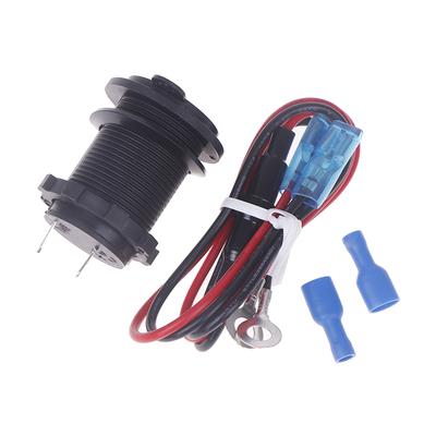 Cigarette Socket Car Marine Motorcycle Atv Rv Socket Power Outlet Socket Receptacle 12V Waterproof Plug