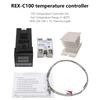 Digital PID Temperature Controller REX-C100 PID Thermostat Temperature Controller Digital 40DA SSR Relays K Thermocouple