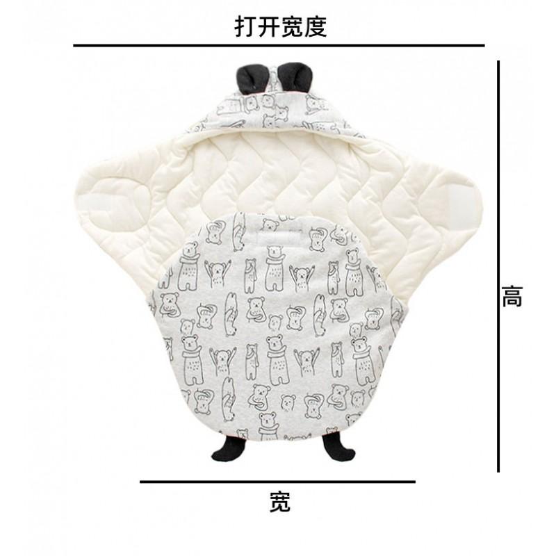 Infant Cotton Swaddle Sleep Sack Newborns Winter Warmth Safe Cocoon Style 0-8 Months
