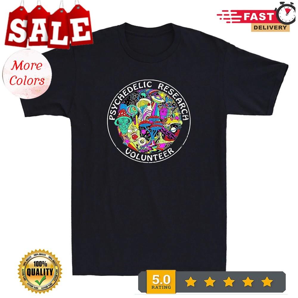

Psychedelic Mushroom Trip - Psychedelic Research Magic Mushroom Cool Men T-Shirt 4XL