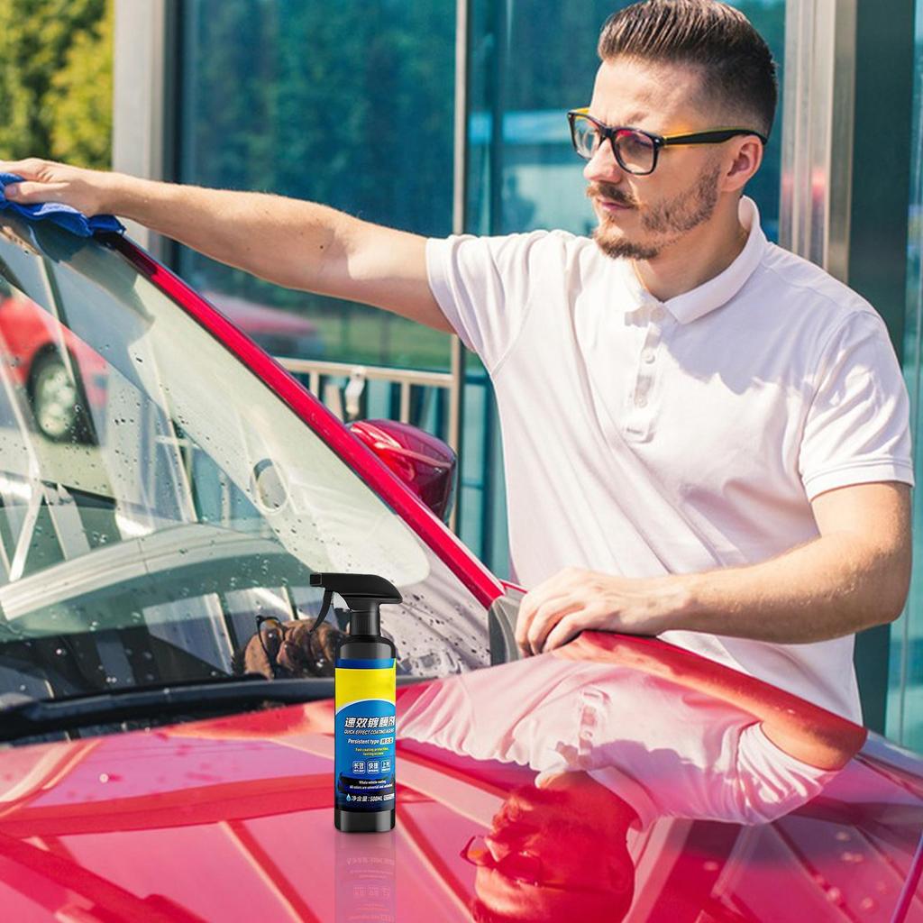 Car Coating Agent Car Paint Polish Restorer 500ml Glaze Liquid Wax Cleaning For Aircraft Exterior Interior Trim Glass Water