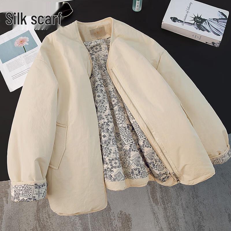 

Sybill She Women s Color Block Zipper Cotton Jacket L