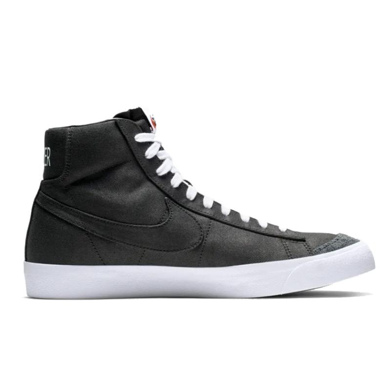 Nike Blazer Mid 77 Canvas Black Sneakers Skateboard Shoes CD8238-001