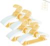Ultra-Thin Non-Slip Laundry Infant Pant Hangers for Newborn Clothes -Adjustable Children Coat Hanger for Girl Boy Toddler Kids
