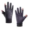 Warm Gloves for Men and Women  Suede Cold Proof Fashion Plus Velvet Thickened Touch Screen Outdoor Riding Autumn and Winter Gloves