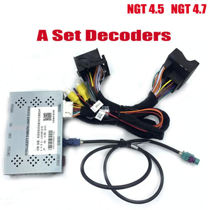 For Mercedes Benz Reverse Parking Decoder Front Rear Camera Original Display