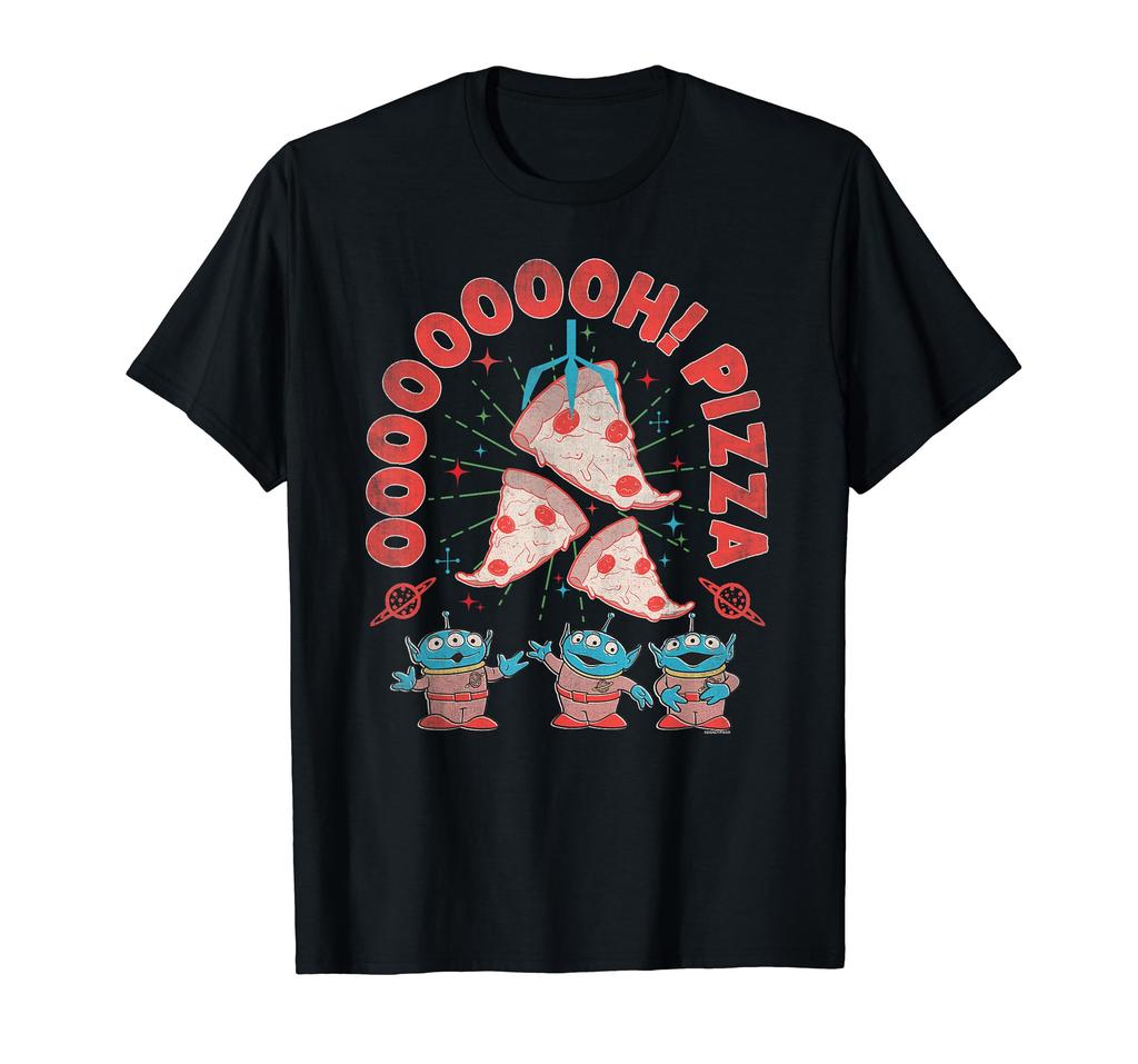 Disney and Pixar Toy Story Alien Oooh! Pizza Distressed T-Shirt