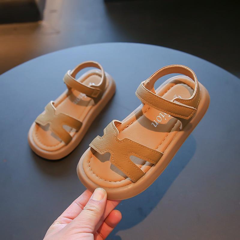 2024 Children's Summer Sandals Open-toe Boys Soft Bottom Beach Sandals Fashion Causal Kids Girls Flat Sandals Non-slip Versatile