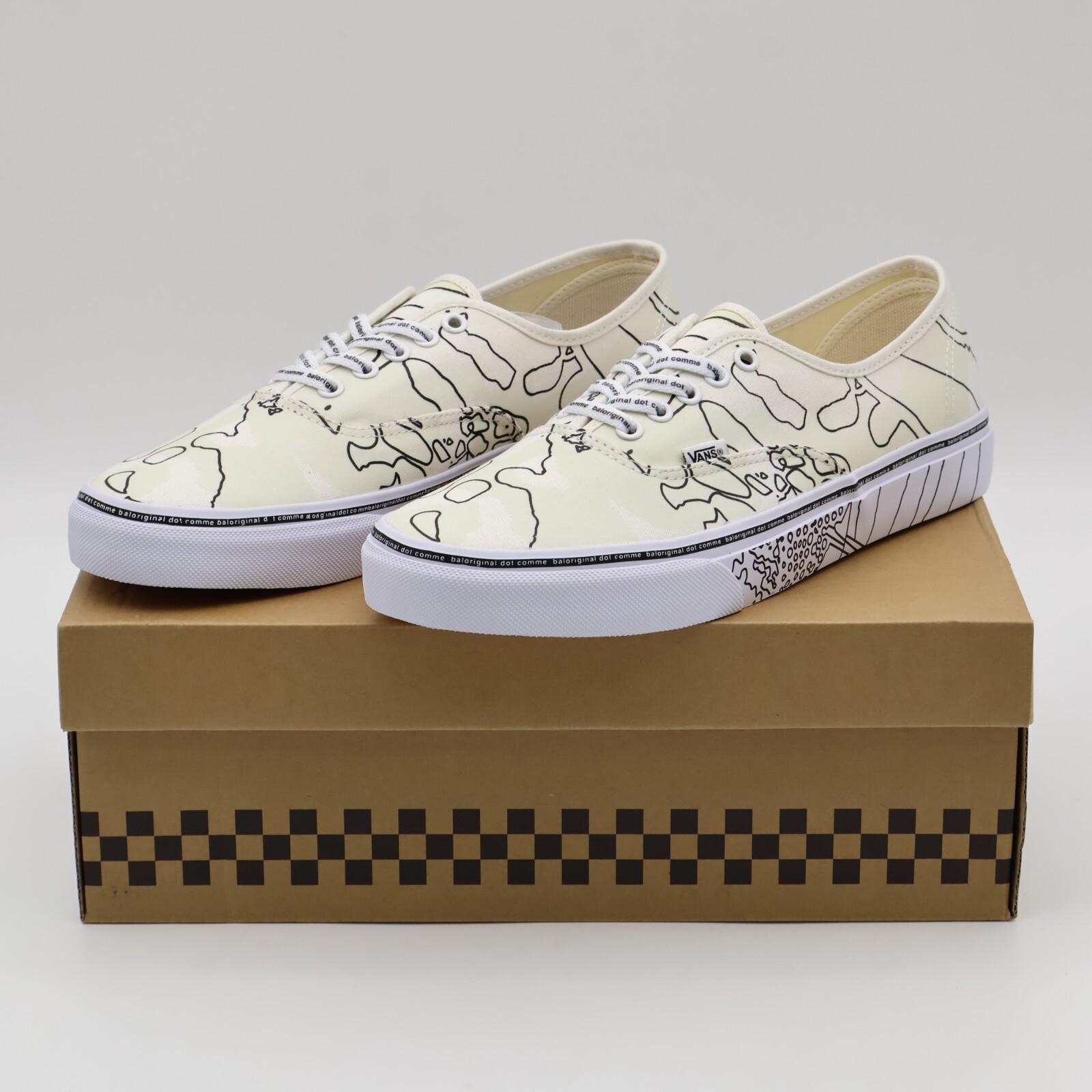 684481-0001 Bal Vans Authentic Натуральный Off White Рисунок Линией (Мужской) 10