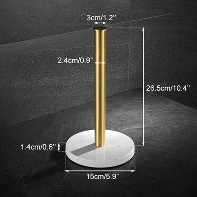 Marmor Küchentuchhalter Platz Gesichtsreinigungstuch Organizer Rollenpapierhalter Vertikal Gold Schwarz Badezimmer ELB105