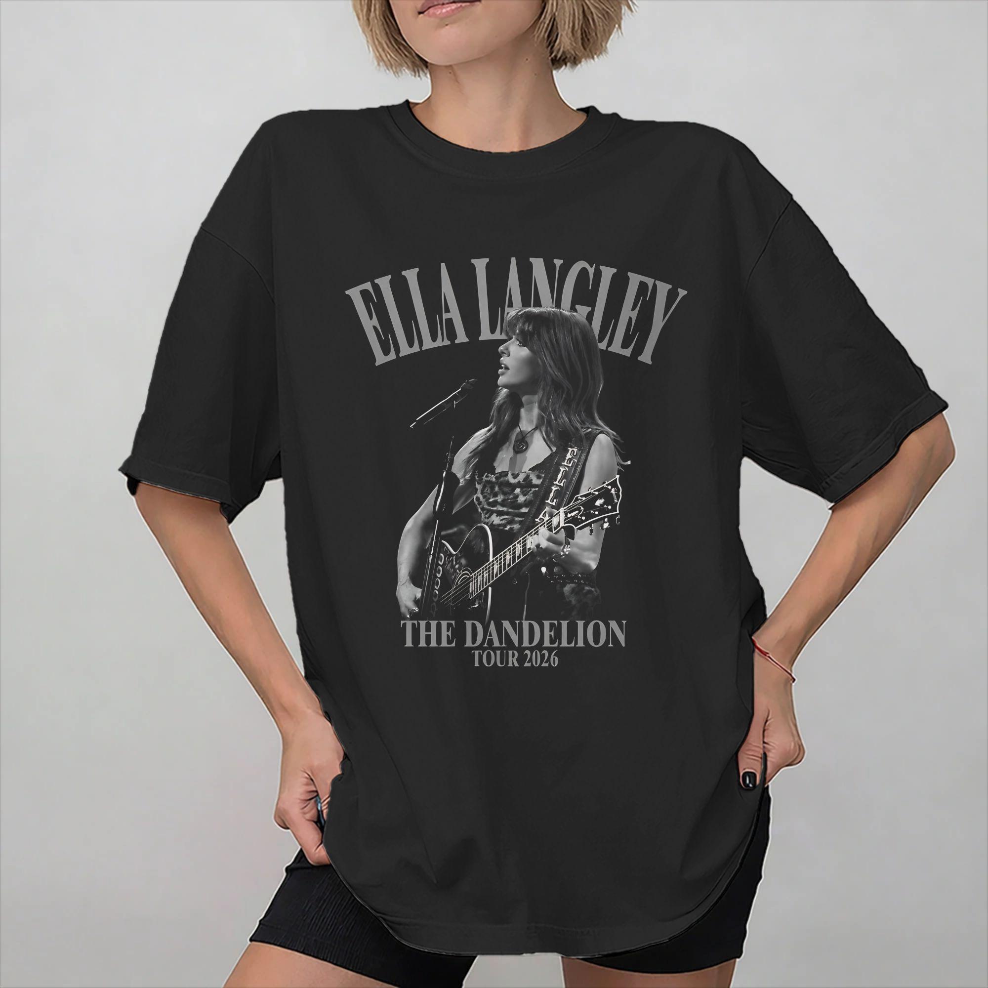 Unisex Women Fashion Ella Fella The Dandelion Tour Choosin Texas Country Ellas Fellas Club T Shirt Tee S