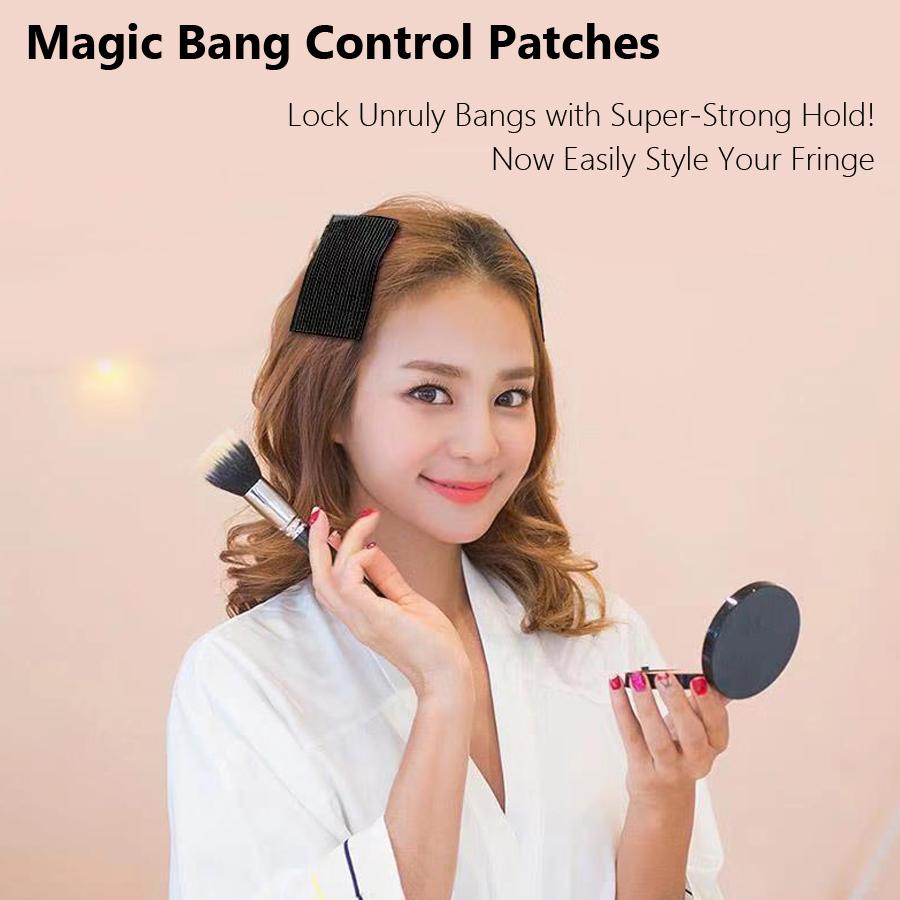 10Pcs Reusable Hair Control Patches, Barber Fringe Fix Tools Hair Bangs for Hair Styling Hair Accessories
