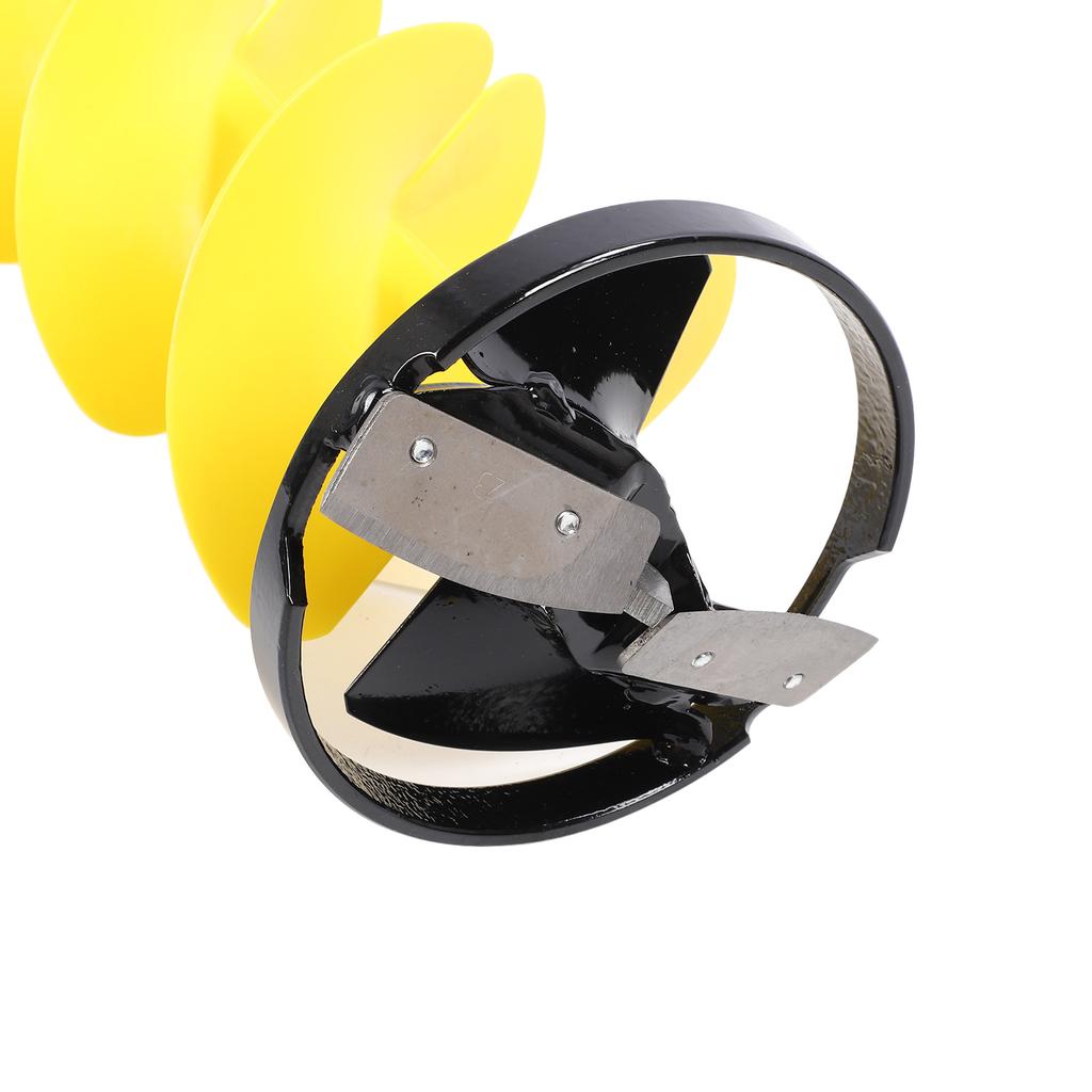 Auger Bit Impact Resistant 6 Inch Rotation Diameter Ice Auger Drill Bit for 1/2in Drill Collet