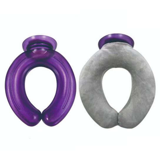 Neck Cooling Ice Pack with Velvet Cover U-shaped Cold Hot