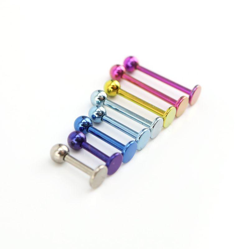 Shinma F-136 Titanium Alloy Labret Nozzle Labret External Thread Labret Lip Ring Fashion Recovery Piercing Jewelry