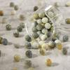 40pcs/set Makeing Bracelet Porcelain Beads Round Loose Spacer Beads Coloured Glaze Beads  Pendant
