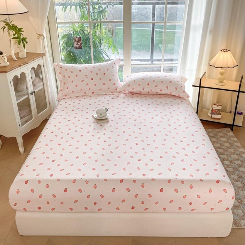 

Cotton mattress single piece pure cotton bedspread Simmons all-inclusive mattress protective cover anti-dirty pillow