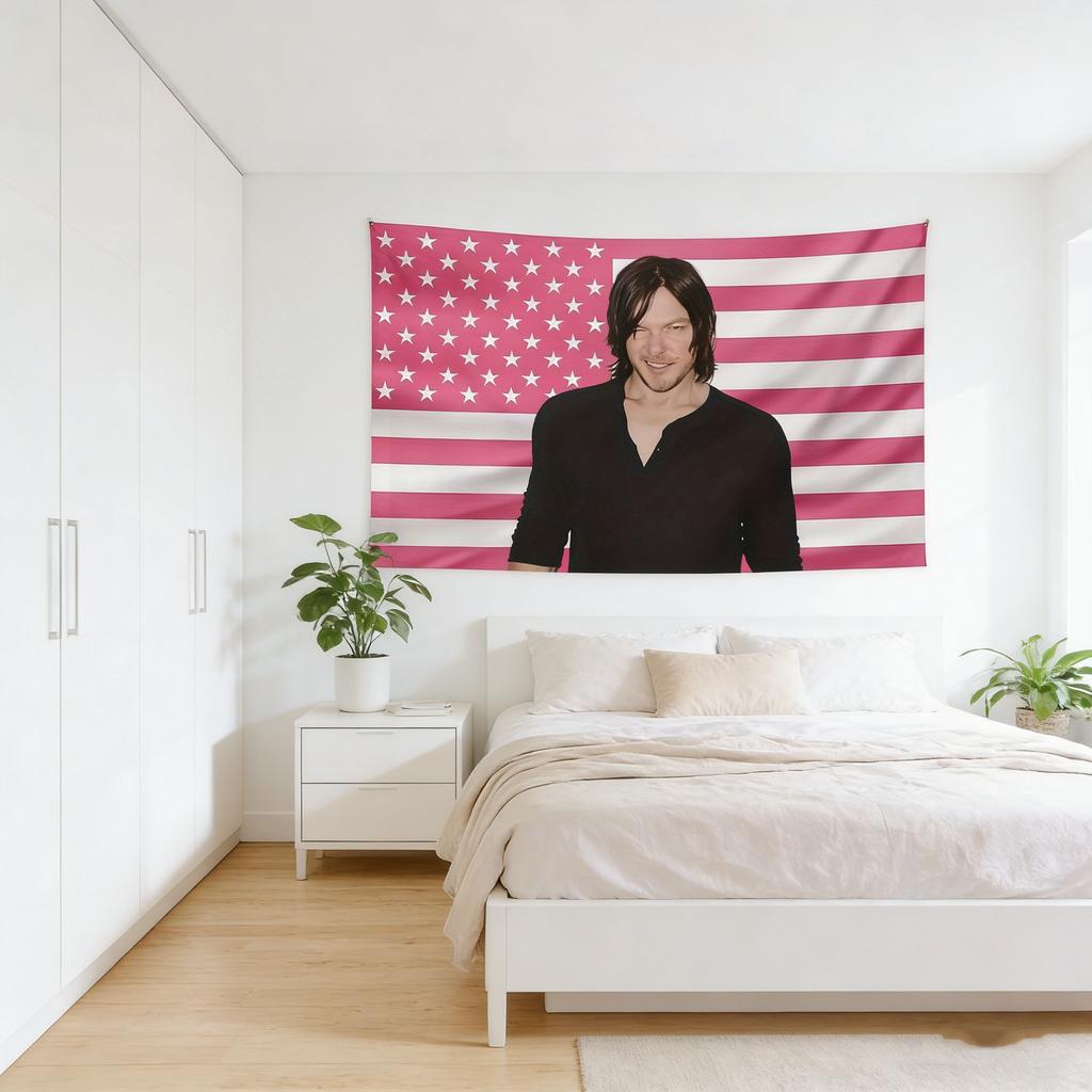 1pc YGHCYUE Daryl Dixon Tapestry Dorm Bedroom Wall Art Indoor Outdoor Aesthetic Home Decor Supplies Perfect Gift