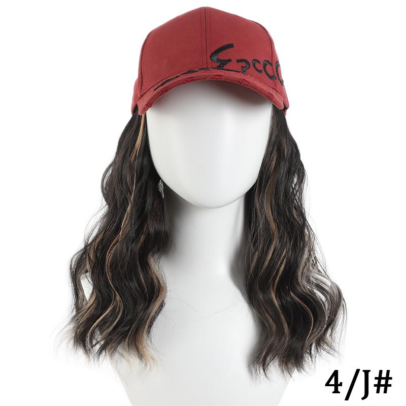 

Красная вышитая шапка-утконос, женский синтетический парик с длинными вьющимися волосами, модные осенние и зимние стили, подходящие для рождественских вечеринок