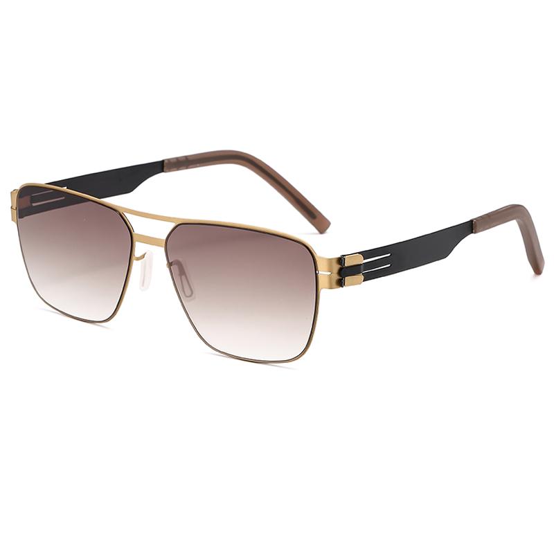 ELIAS-1 Germany Design Sunglasses Men Ultralight Stainless Biological Steel Classic Sunglass Women Outdoor Driving Sun Glasses