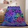 The Quintessential Quintuplets Premium 2D Print Flannel Blanket, Cartoon Decorative Throw for Sofa, Soft Bedding for Travel_LIAN