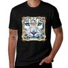 Snow Leopard Tshirt T Shirts For Unisex Graphic Funny Tshirt
