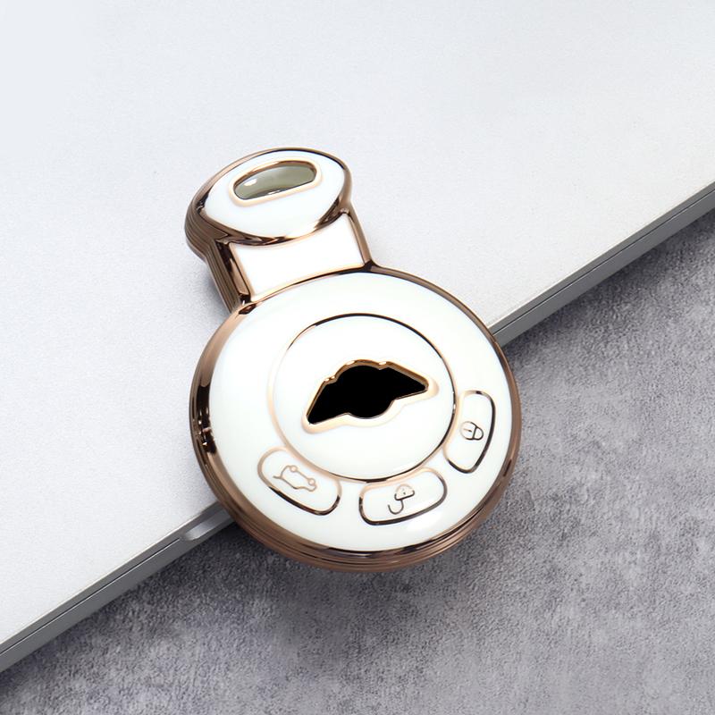 

Tpu Car Key Case Cover Shell For Bmw Mini Cooper Clubman Countryman Paceman Roadster R56 R57 Cas3 Protect Smart Key Shell