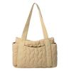 Simple And Lightweight Down Cotton Clothes Tote Bag Women'S Autumn And Winter Casual Versatile Large-Capacity Commuter Shoulder Bag