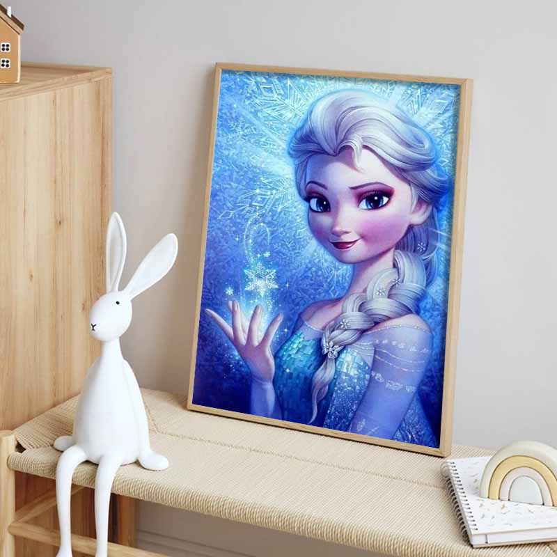 Disney Diamond Painting Frozen Elsa Magic Theme Art Painting Rhinestone 5D Mosaic DIY Cross Stitch Gift Home Decor