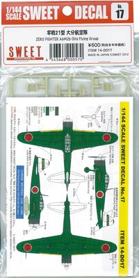 Sweet Zero Fighter Type 21 Oita Air Corps 1/144 No.17