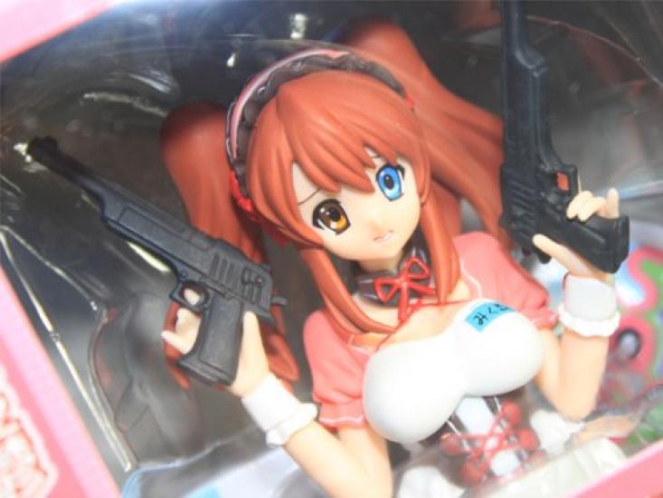 The Melancholy of Haruhi Suzumiya Extra Figure Anime Prize Sega of 2 Bonus "Sigh" (Set + Poster)