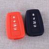 2Pcs 4Buttons Remote Key Cases Covers Holders Fit For Toyota Camry Corolla Highlander RAV4 Avalon