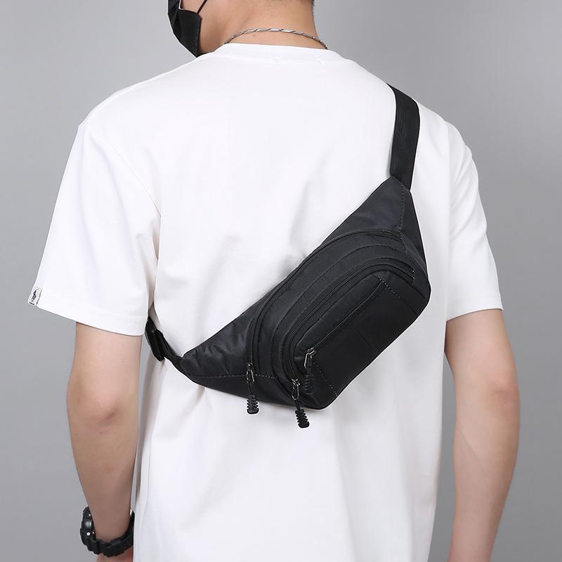 Marsupio da vita unisex Uomo Pacco da petto Impermeabile Borsa sportiva da esterno Pochette Borsa da vita Marsupio Crossbody Borsa a banana