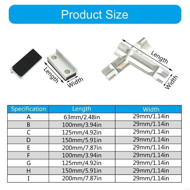 2Pcs Vise Jaw Pad Protectors for Metal Benches Vise with Soft Vise Jaw