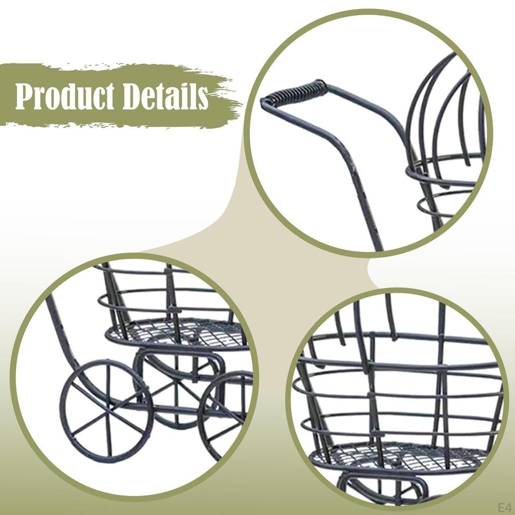 1:12 Dollhouse Pram Decoration Collections Photo Prop Dolls Houses Accessories for Model