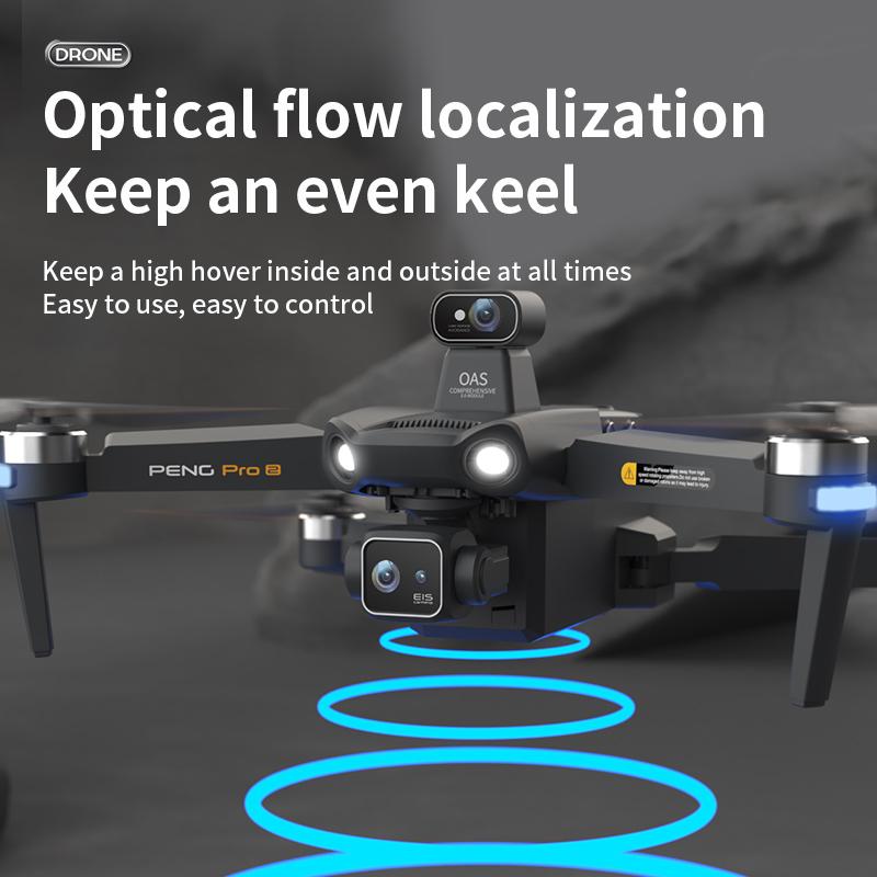 T8  Professional Drone GPS 3-axis Gimbal 8K ESC Dual 360°Laser Obstacle Avoidance FPV Optical Flow Folding Quadcopter Drones Toy