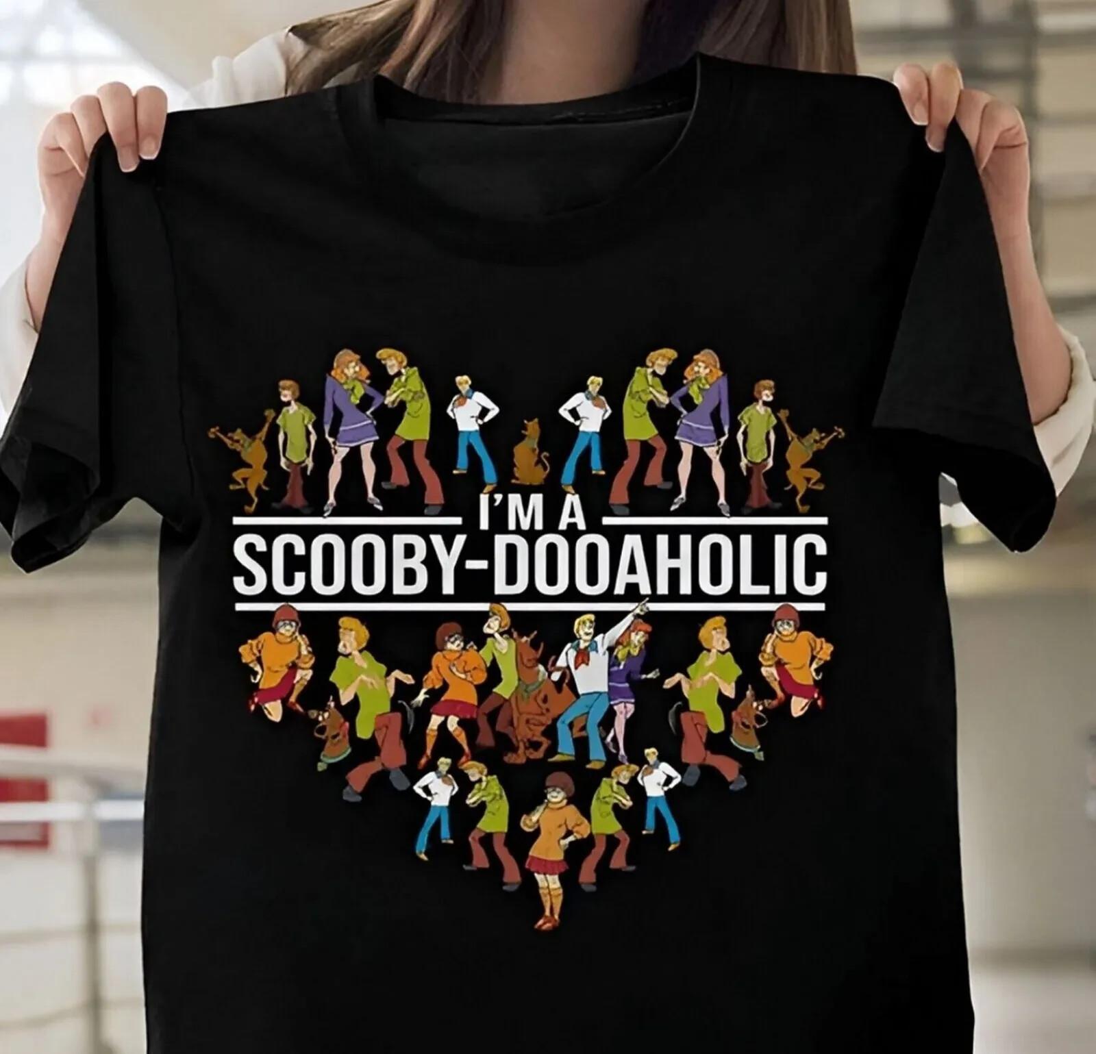 New Popular Scooby Doo I m A Scooby Dooaholic Gift Family Black S-5XL Shirt XXXL