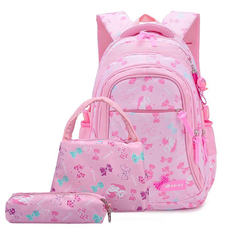 Girls Large Capacity Ergonomic School Backpack Large