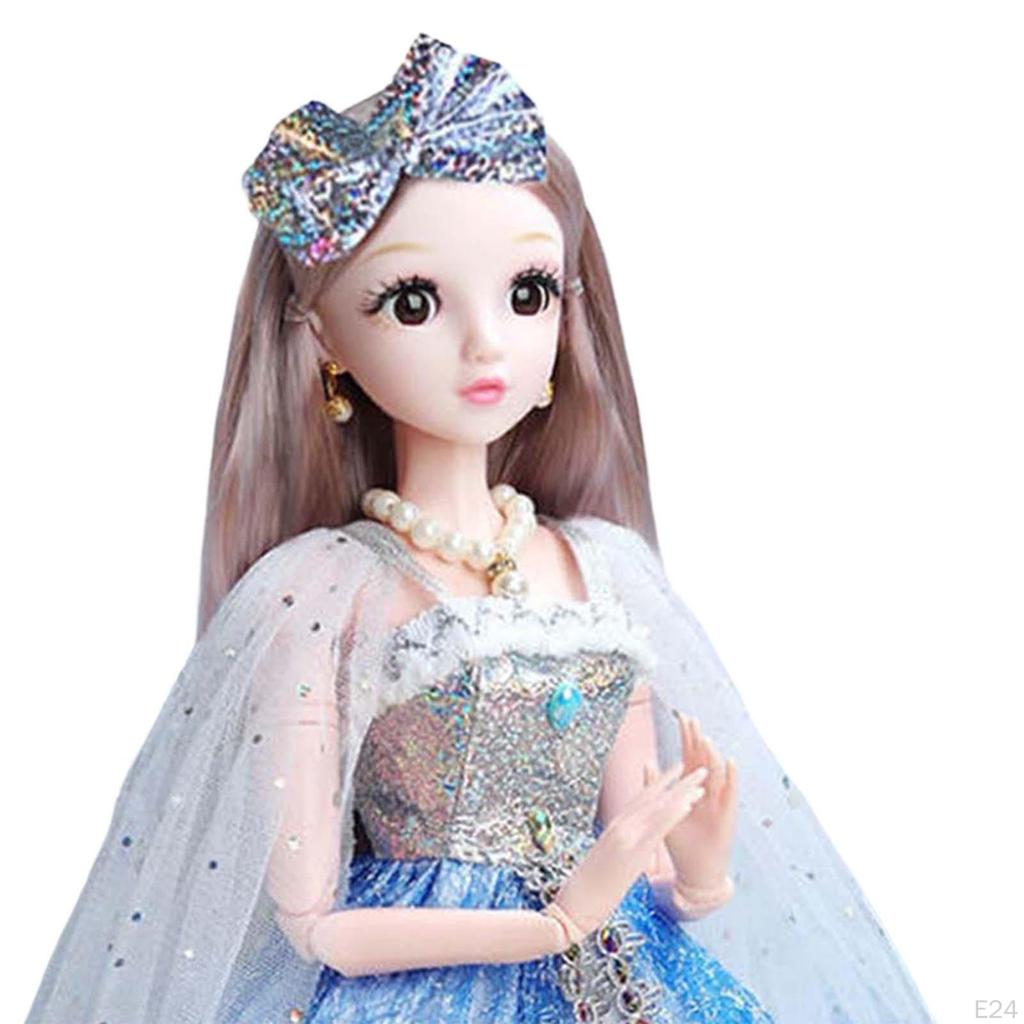 24 inch Ball Jointed Doll Princess with Clothes and Accessories Fashion BJD Dolls for Kids