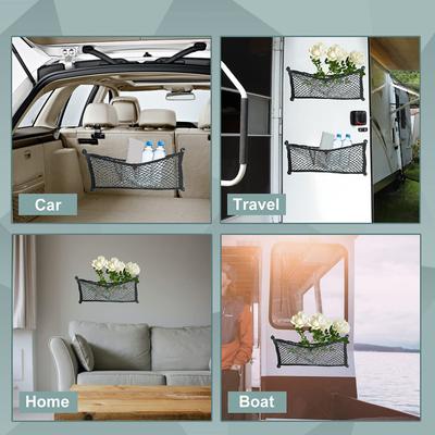 High Quality Useful Brand New Storage Net 25*60CM 2pcs Accessories RV Replacement Storage Mesh Bag With Screws