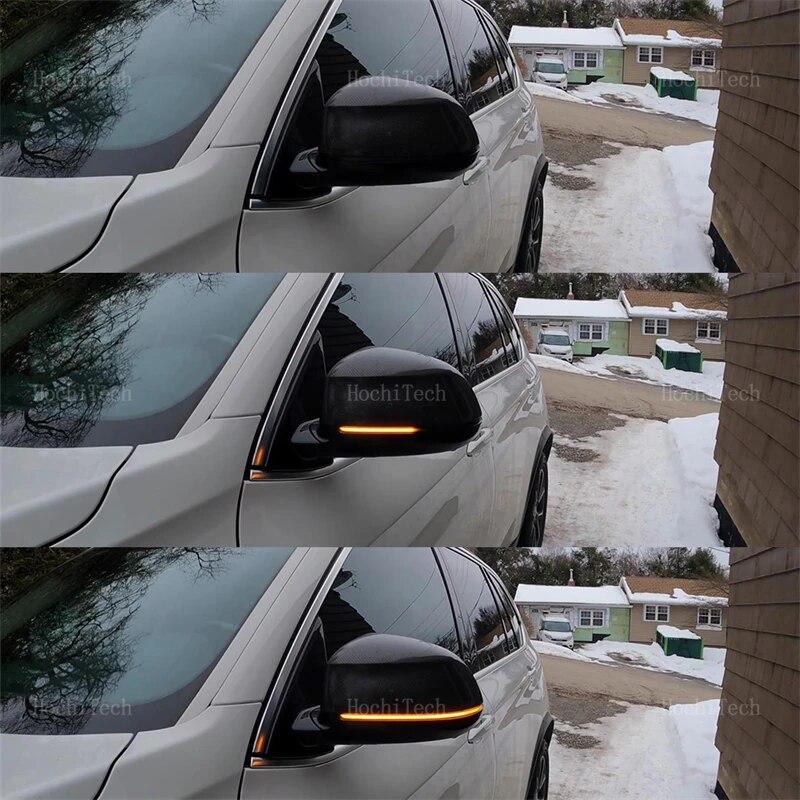 2pcs Car Side Mirror Blinker Indicator Lamp LED Dynamic Turn Signal Light for BMW X3 F25 X4 F26 X5 F15 X6 F16 2014-2018