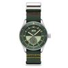 Flyboy Airmaster Sector Meca-Quartz Vert Green Nylon Strap Green Dial AV-4112-02 Men's Watch