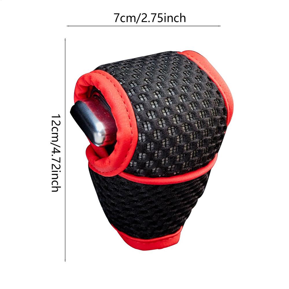 Car Shift Knob Cover Non-Slip Grip Handle Universal Gear Shift Sleeve Breathable Protective Cover Car Gear Shifter Accessories