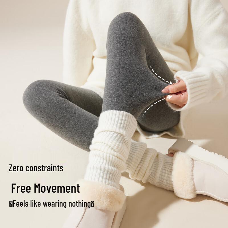 Langsha Women's High-Waisted Thermal Stirrup Leggings