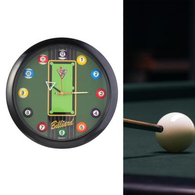 Billiard Pool Ball Wall Clock 11.6" Table Room Decor for Bar