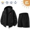 UPF 50+ Kapuzen-Sonnenschutzjacke für Paare - Atmungsaktive Sommer-Outdoor-Angelbekleidung