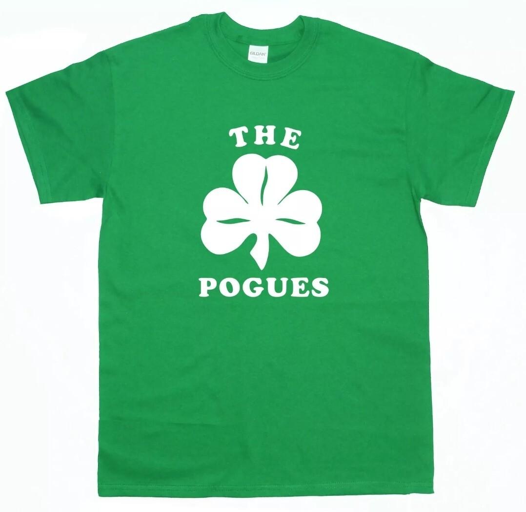 the POGUES ii New T-SHIRT All sizes colours Black Irish Green L