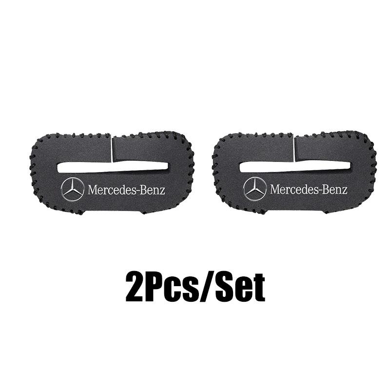 

GLC GLB 2Pcs Car Seat Belt Buckle Plug Suede Leather Protective Covers For Mercedes Benz AMG W177 W176 X166 X167 C257 C218 X253