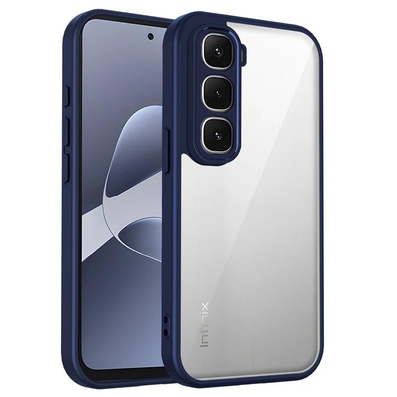 

Прозрачный силиконовый чехол для Infinix Hot 60 Pro Plus 60i Hot60 Hot60i PC Задняя крышка TPU Бампер Ударопрочный Прозрачные чехлы для телефона Чехол Infinix Hot 60 Pro+
